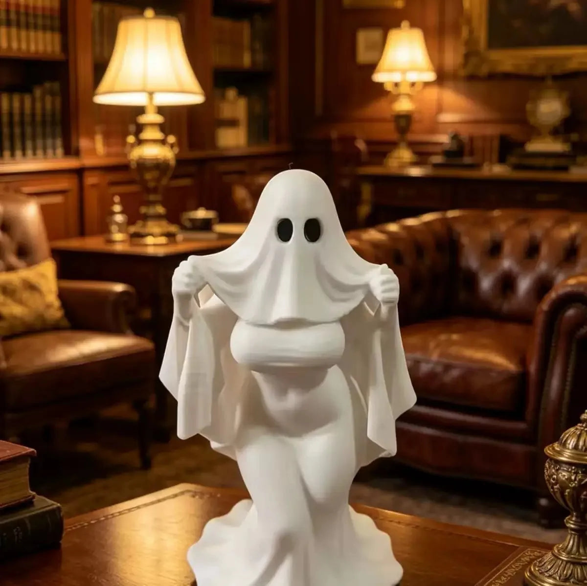 Halloween Ghost Lady Ornament, Dark Atmosphere Home Desktop Ornament Crafts, Halloween Gift Decoration, Ghost Mother