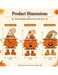 Autumn Wooden Wall Decoration, Harvest Pumpkins, Maple Leaves, Halloween Home Decoration, Decorative Signs and Plaques