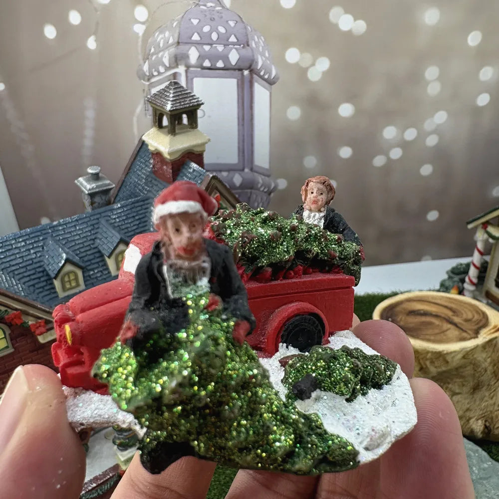 Halloween Christmas Decor, Figurines & Miniatures, Handicraft Sculpture, Desk & Sand Table Decoration