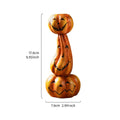 1PC, Halloween Decor 1 Retro Pumpkin-Stacked Candlestick, Resin Home Decoration Handicraft